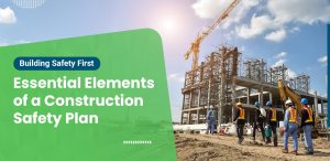 construction safety plan, site safety management, hazard identification, emergency response planning, construction risk assessment